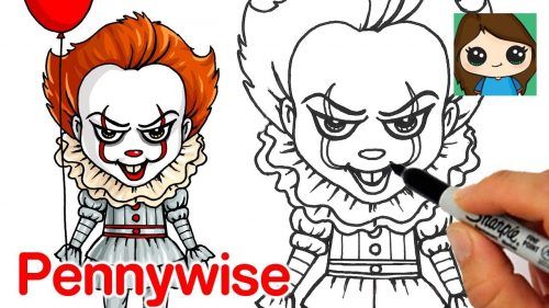 How to Draw Pennywise the Clown by Draw So Cute