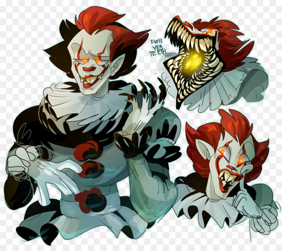 Pennywise Fan Art PNG Clown Art Clipart download