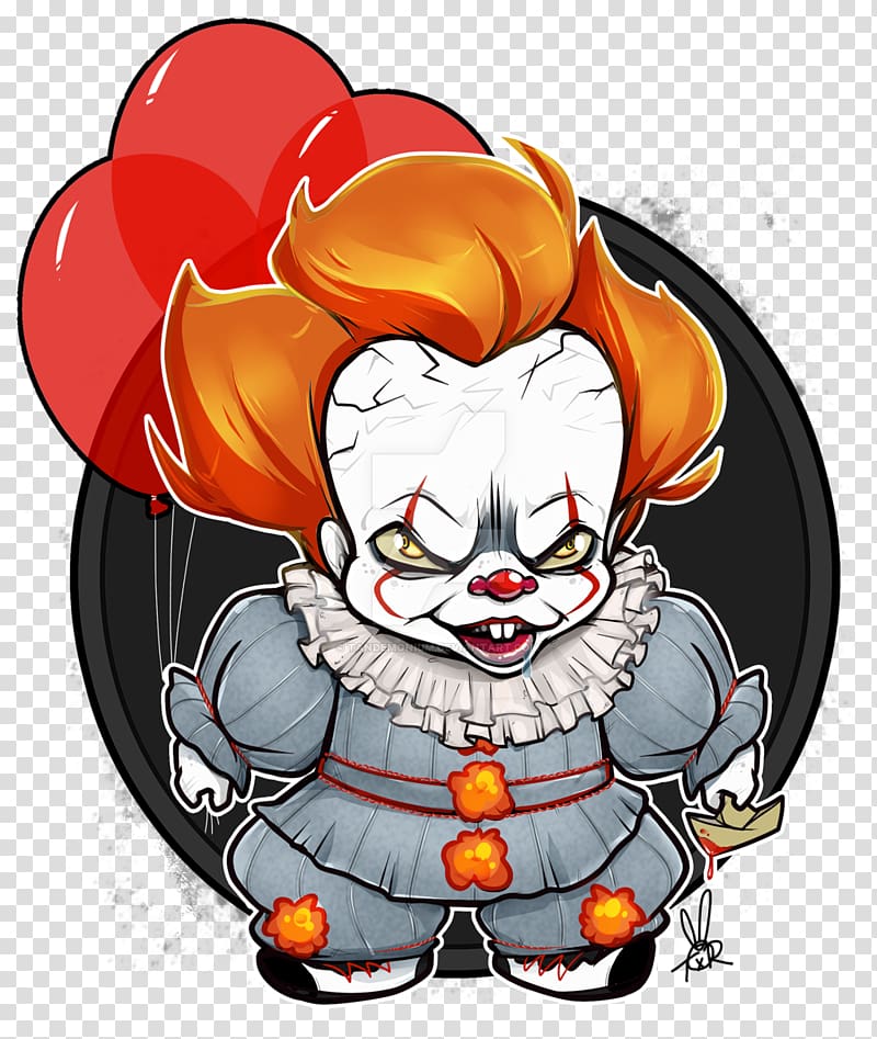 It Clown Drawing Art Chibi, pennywise drawing transparent