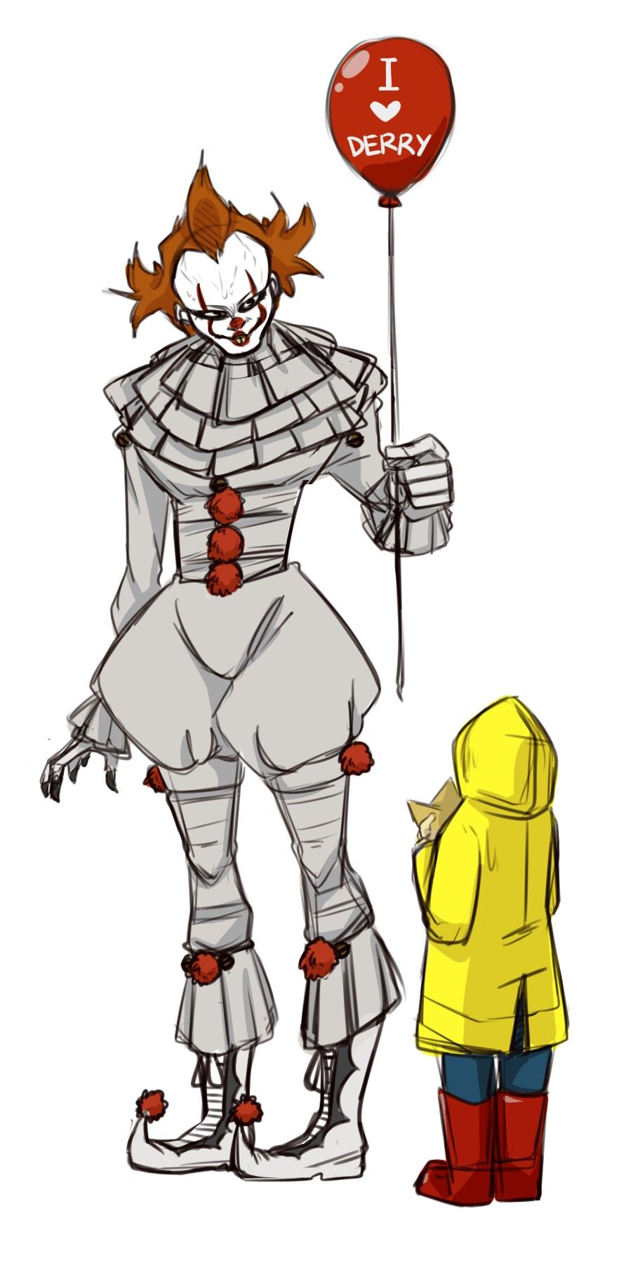 Pennywise and georgie.