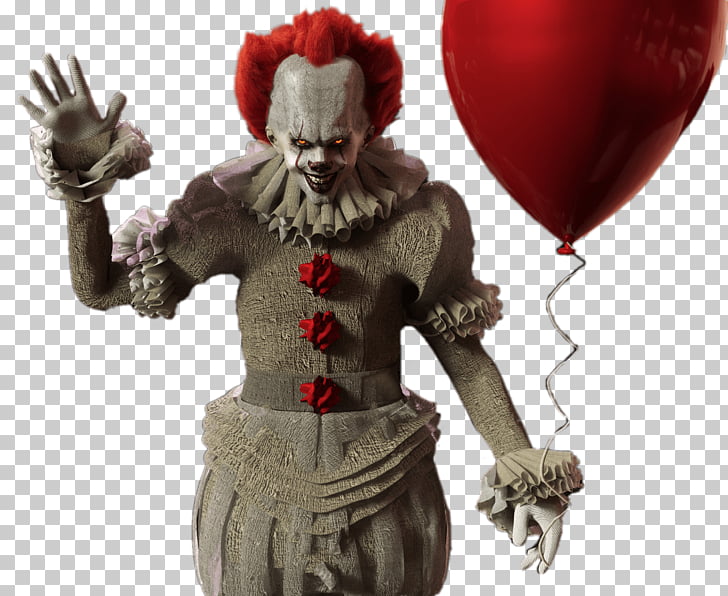IT Pennywise With Red Balloon, Pennywise holding red balloon