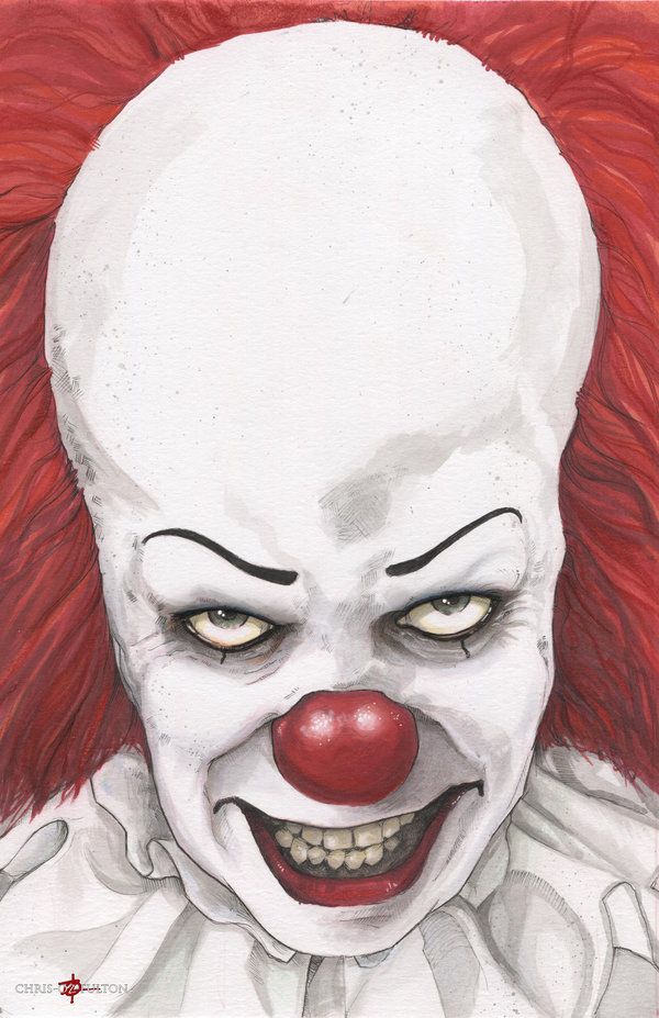 PENNYWISE THE CLOWN DRAWING EASY
