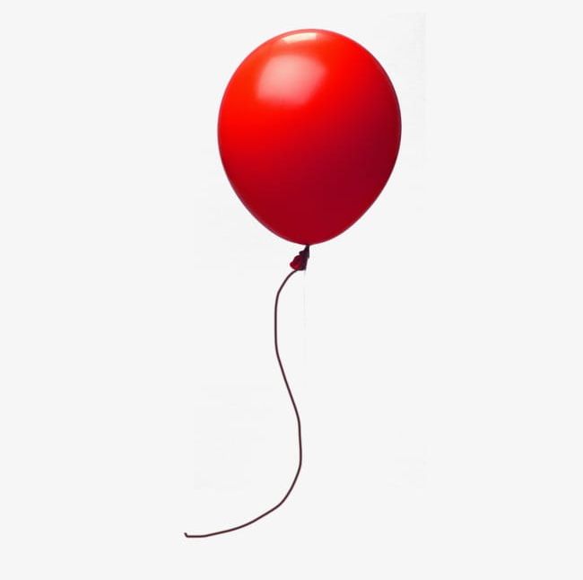 Red balloon png.