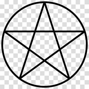 Pentacle Pentagram Wicca Amulet Runes, Pentacle transparent