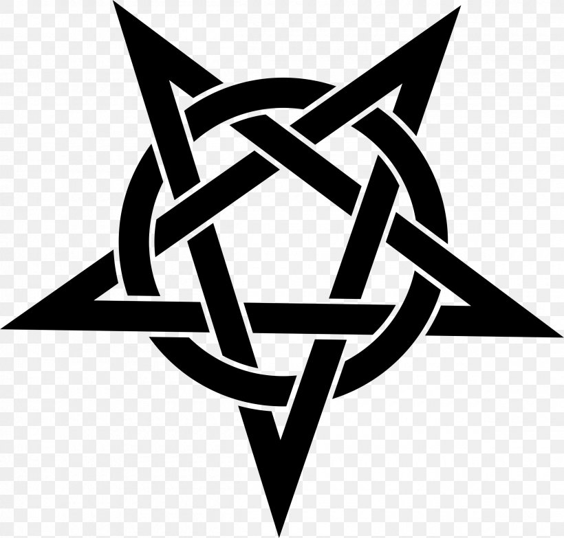Pentagram pentacle symbol.