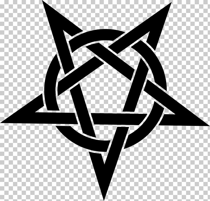 Pentagram pentacle symbol.