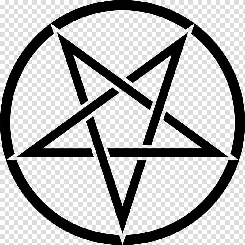 Pentagram church satan.