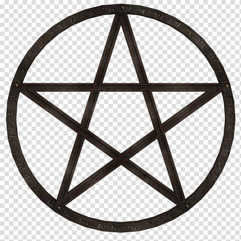 Unrestricted pentagram star.