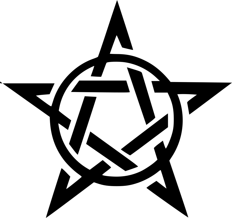 Pentagram Pentacle Stencil