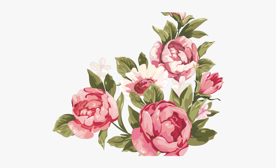 Peony clipart floral.