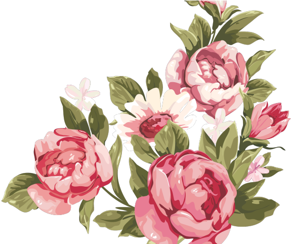 HD Peony Clipart Floral Accent