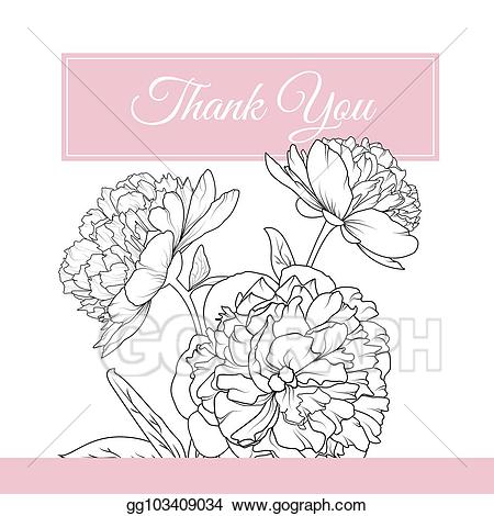 peony clipart template