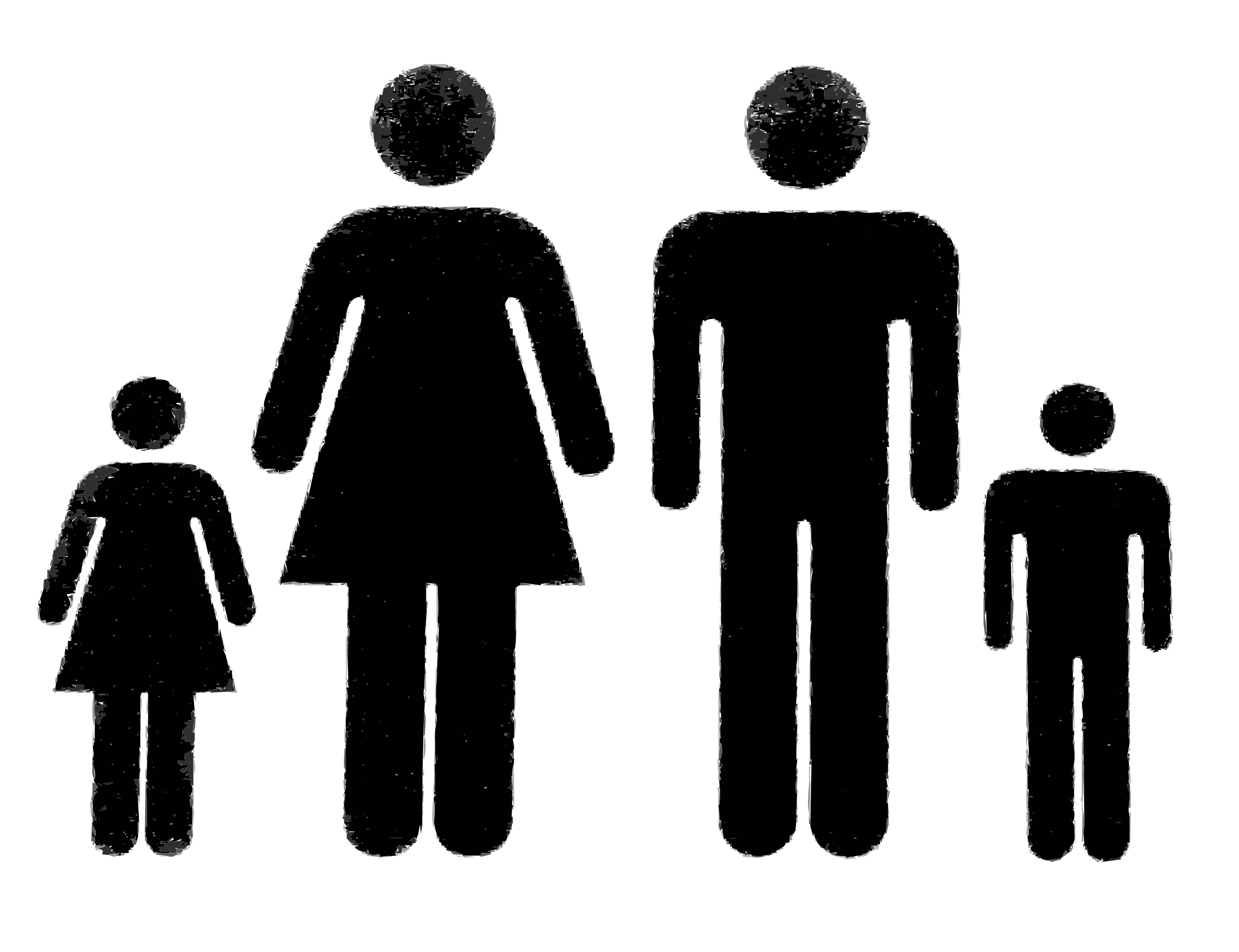 Family of people Vector Clipart image
