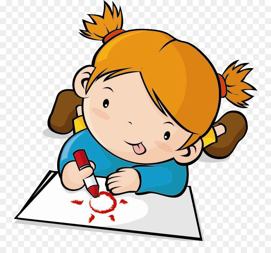 Person drawing clipart.
