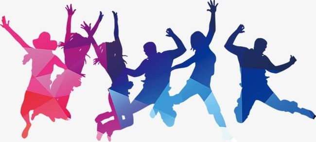 People Jumping Silhouette PNG, Clipart, Character, Jump