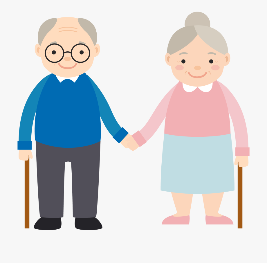 Old People Cartoons Clipart