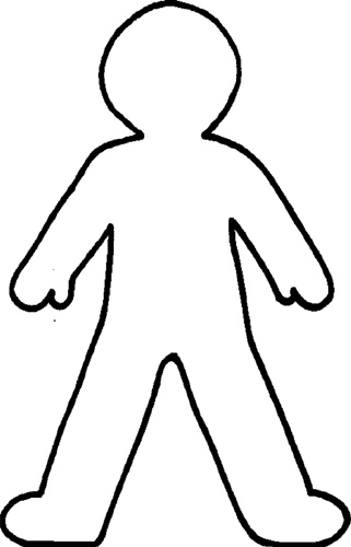 Free person outlines.