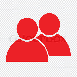 people clipart red