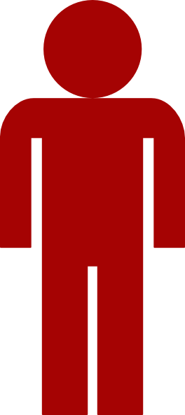 Red Man Symbol Clip Art at Clker