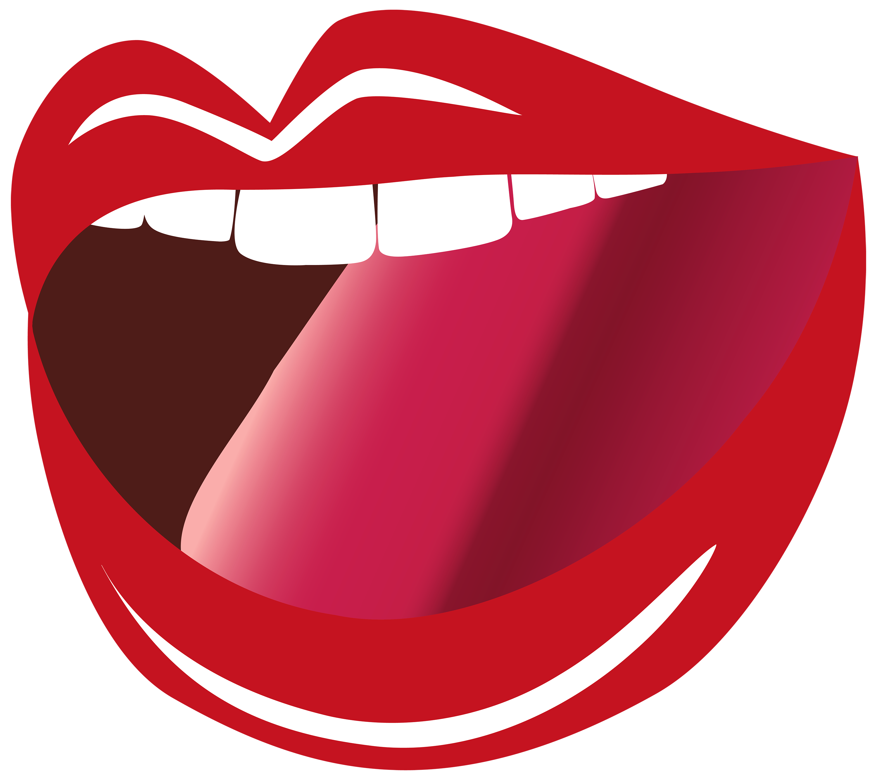Talking mouth clipart.