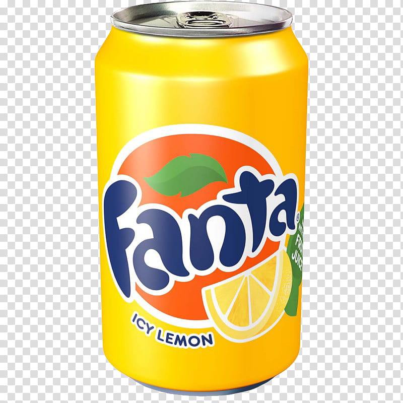 Somi FANTA, woman holding yellow labeled beverage can