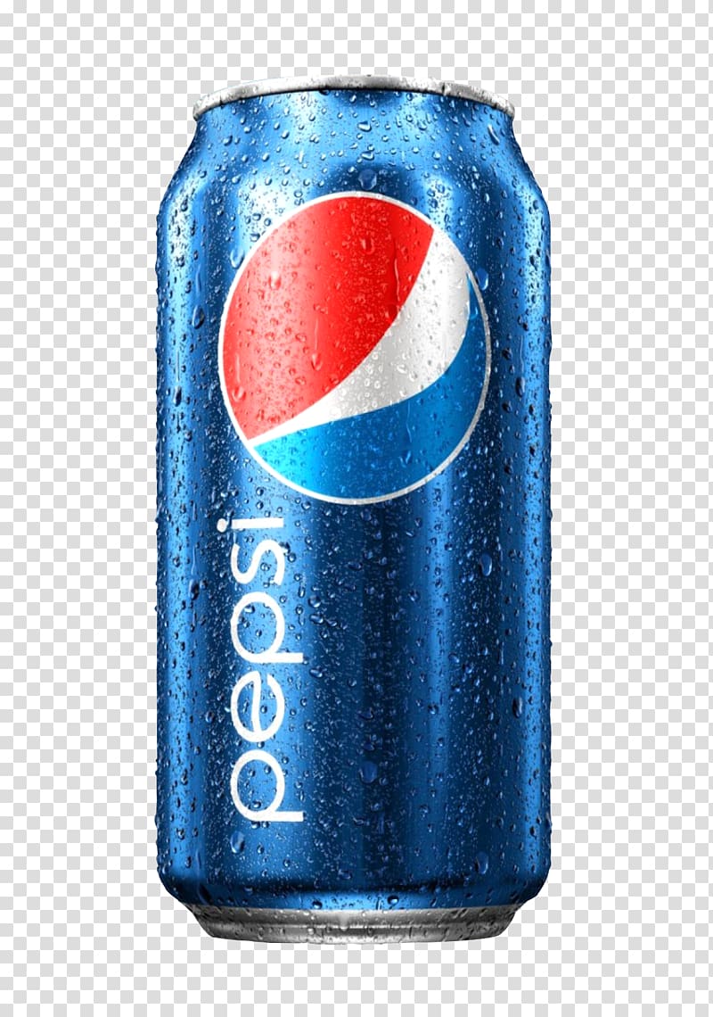 Blue pepsi can.