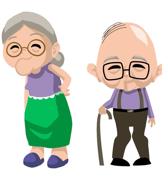 Old person clipart.