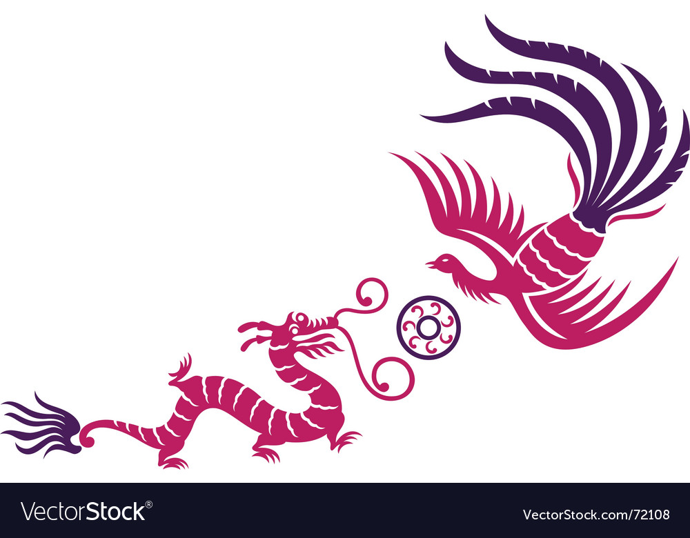Phoenix Clipart chinese dragon
