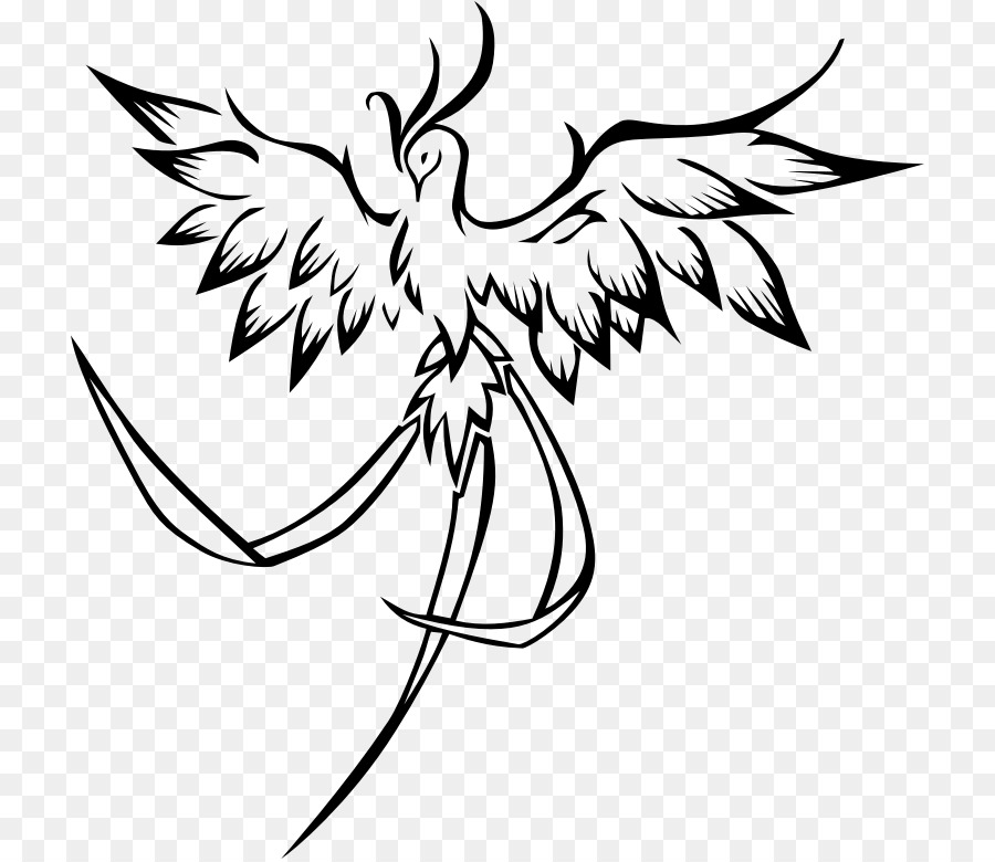 phoenix clipart drawing
