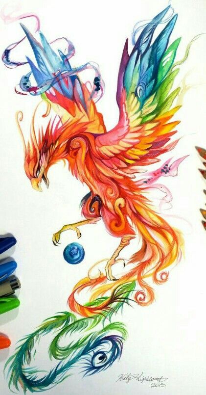 Rainbow phoenix phoenix.