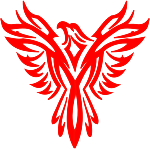 Red Phoenix Clip Art at Clker