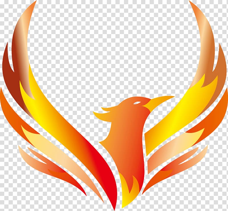 Logo phoenix illustration.