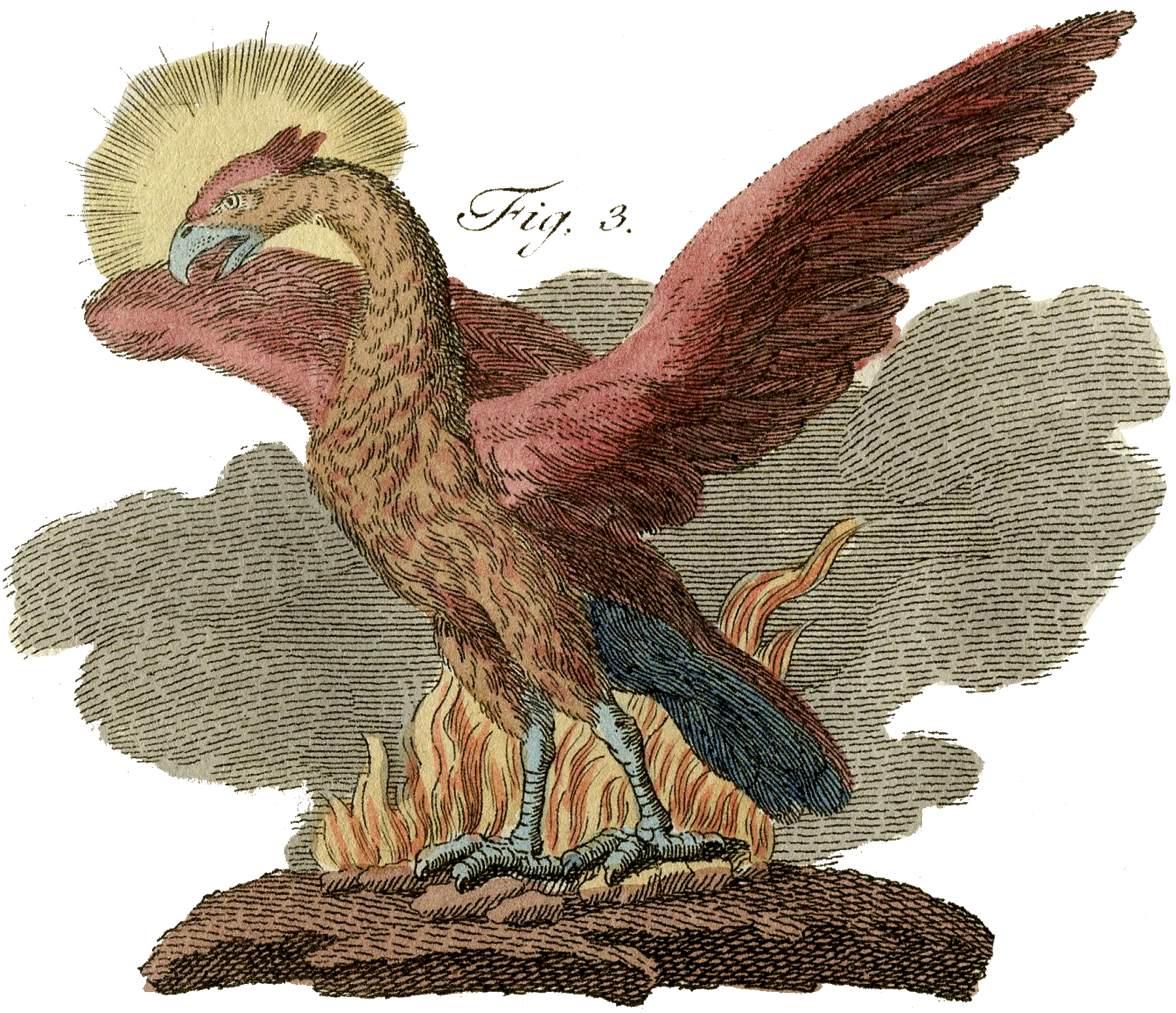 Public domain phoenix.