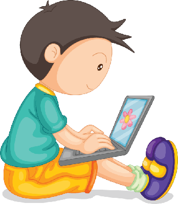 Boy and Laptop