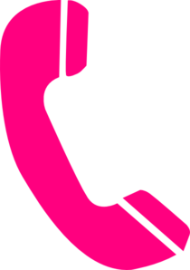 Pink Telephone Clip Art at Clker