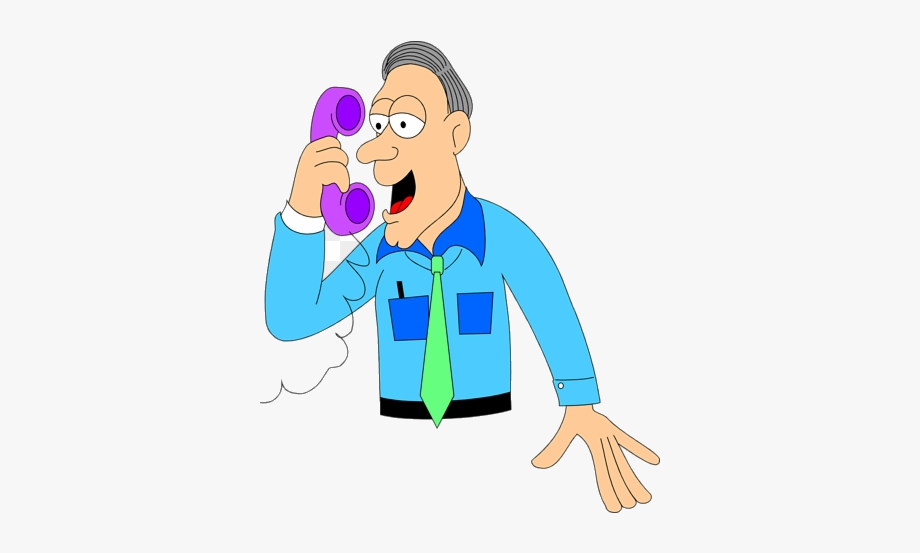 Phone person talking.