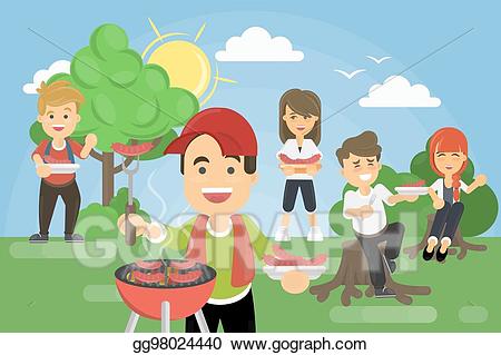 picnic clipart friends