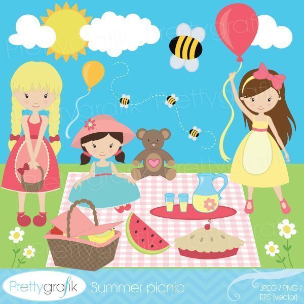 summer. picnic clipart summer. 