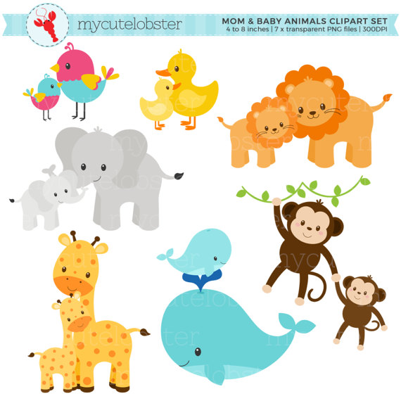 pictures of animals clipart baby