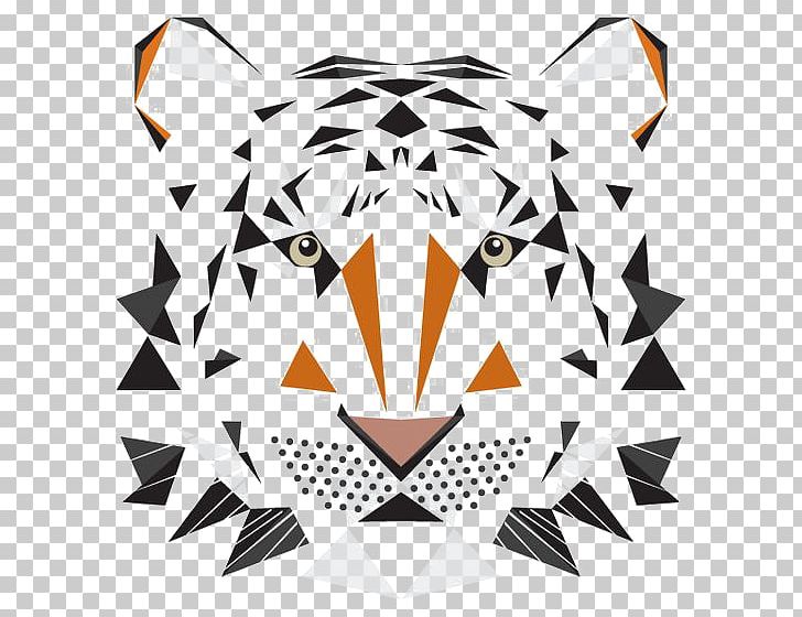 Tiger Geometry Animal Geometric Shape PNG, Clipart, Animal