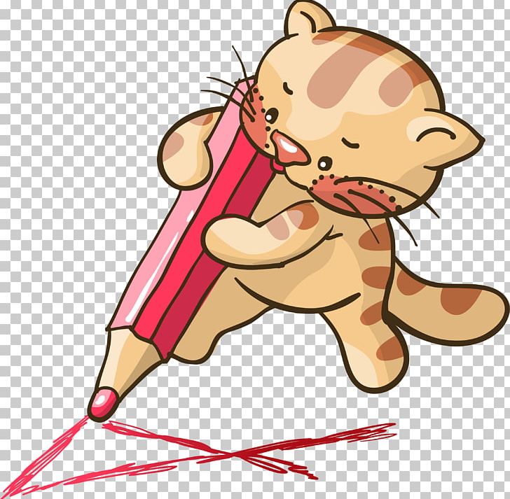 Kitten Turkish Angora Pencil Cartoon PNG, Clipart, Animals