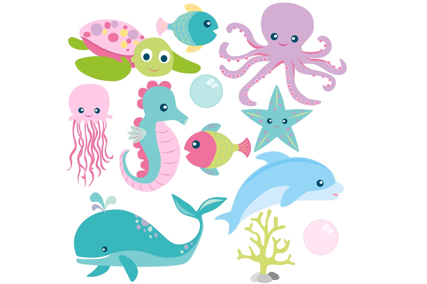 Animal clipart sea, Animal sea Transparent FREE for download