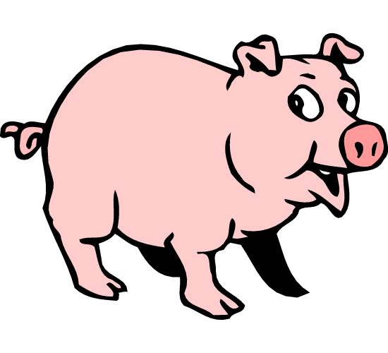 Pig clip art.