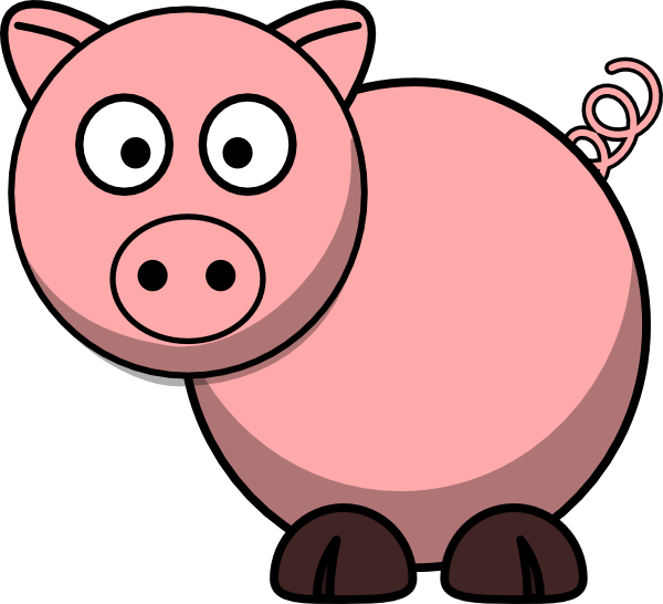 pig clipart animated