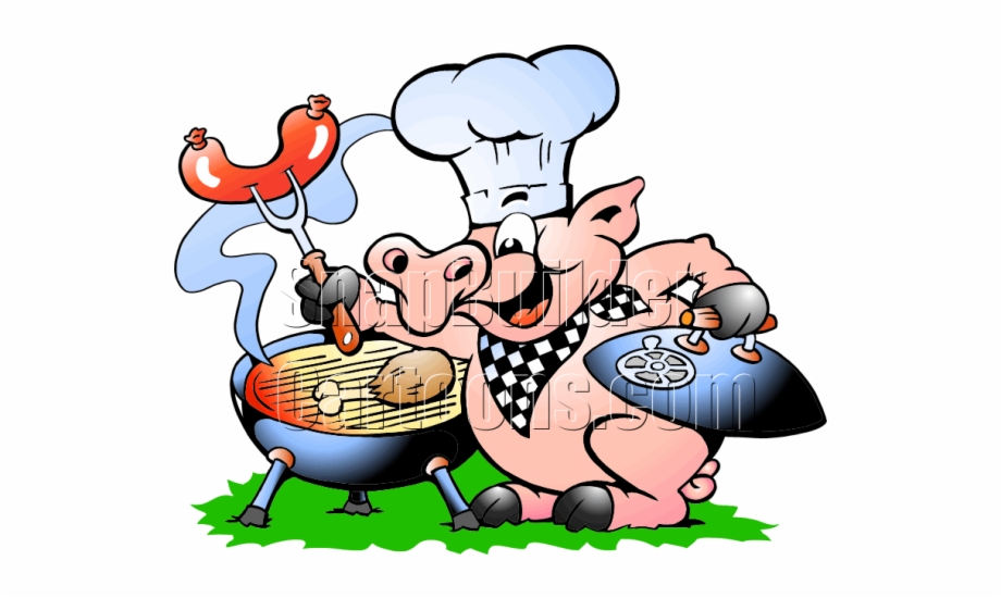 Barbecue clipart pig.