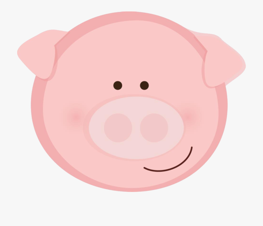 Clipart pig face.