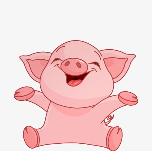 Happy Pig PNG, Clipart, Cartoon, Happy, Happy Clipart, Pig