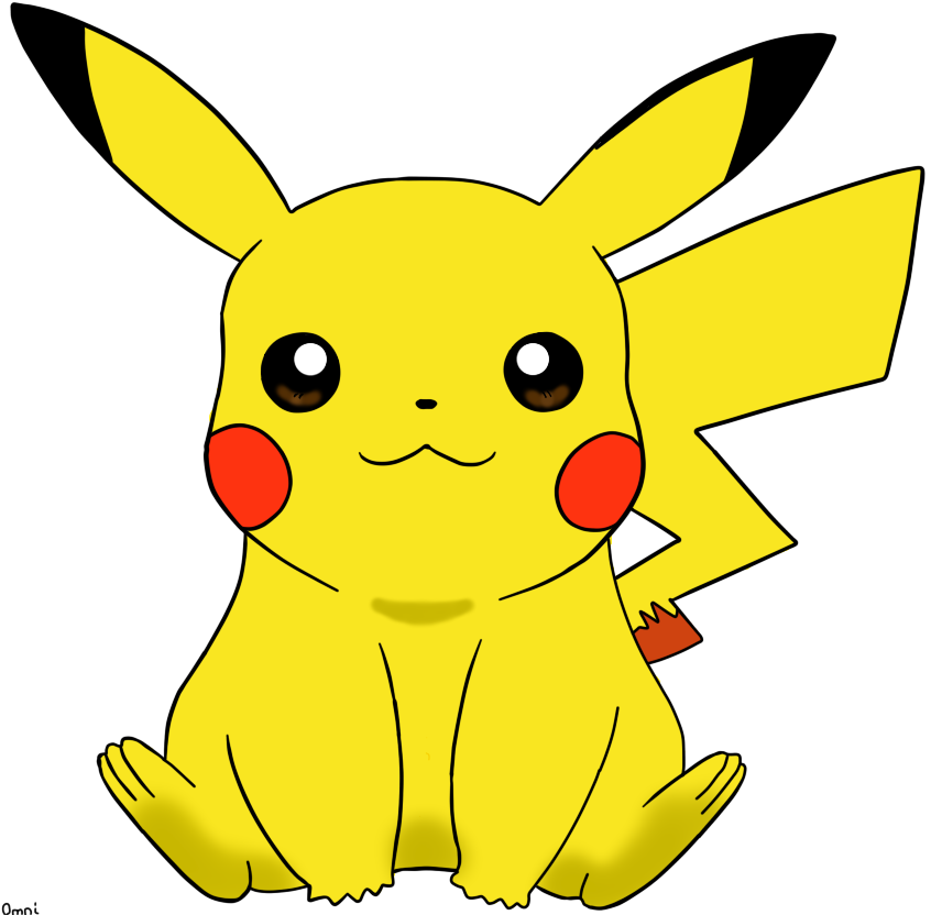 Pikachu Transparent Pokemon Png Hd Clipart Images Black and