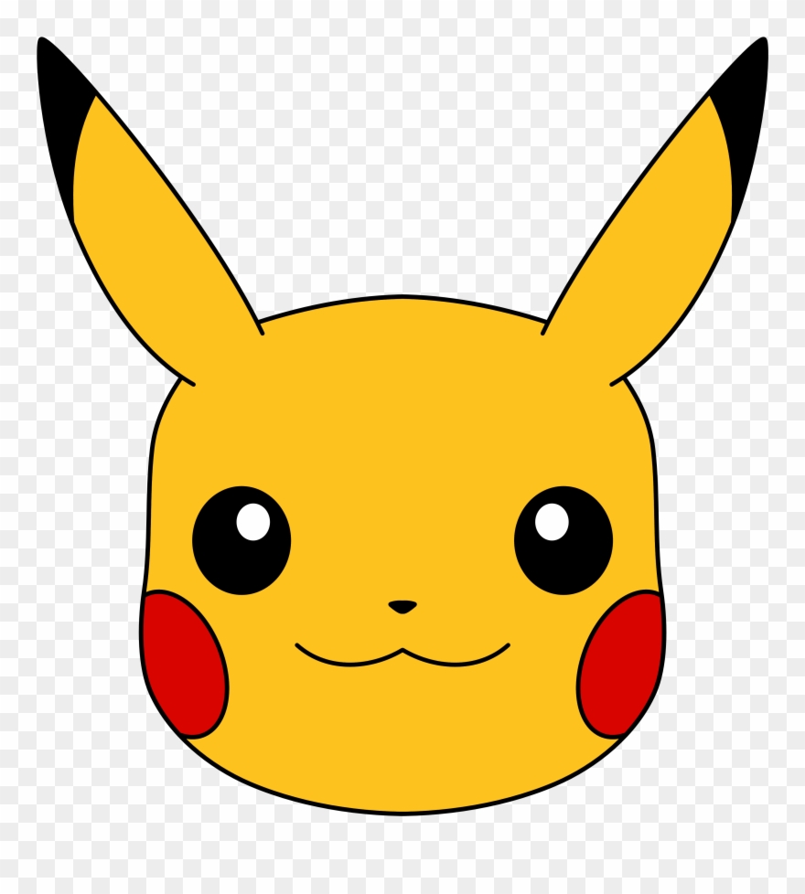 Pikachu Clipart Head