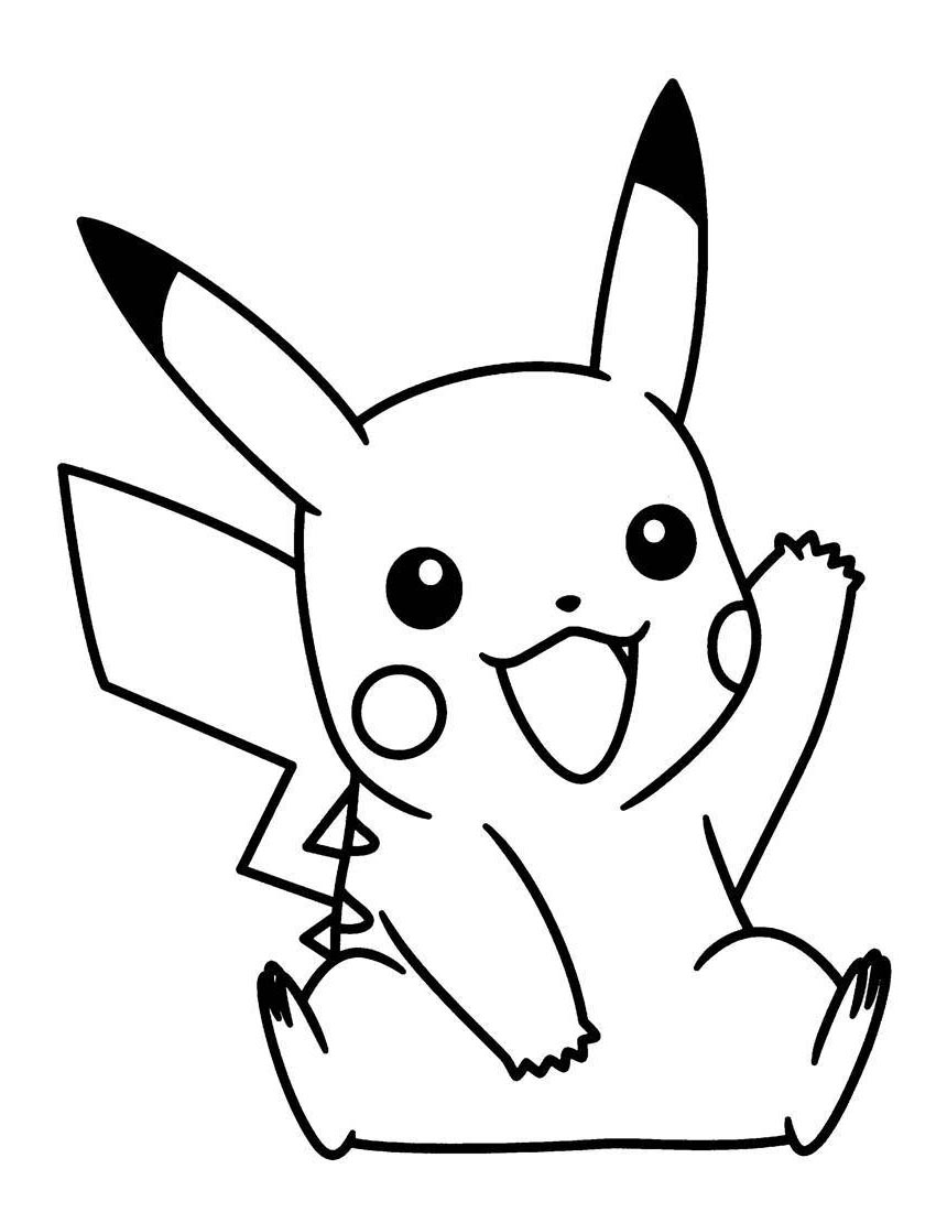 Pikachu easy drawing.